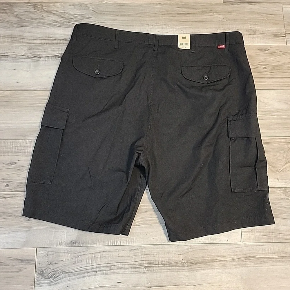Levi's Carrier Cargo Shorts Men's 44 Black‎ Ripstop 10